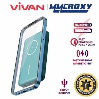 Jual Vivan VPB-W12 Powerbank Wireless 10000mAh Output Fast