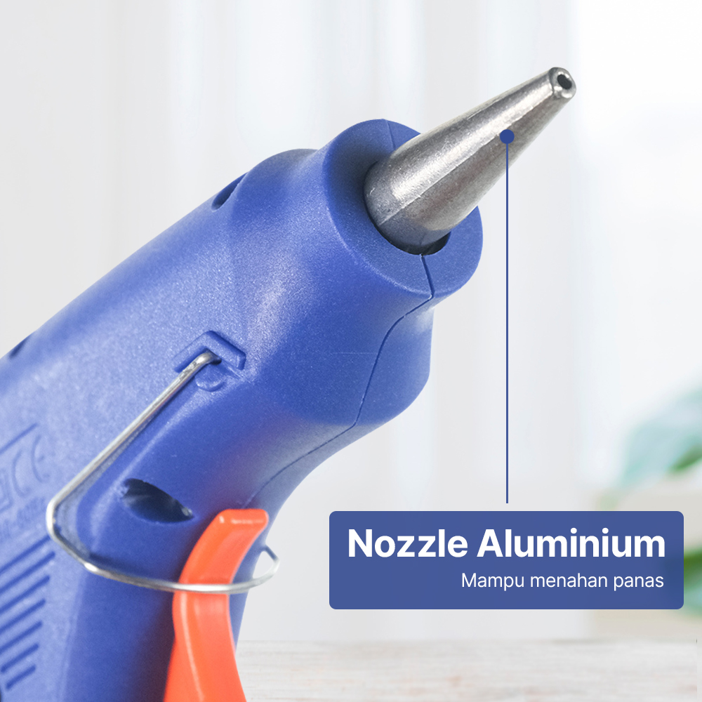 JOT Hot Melt Glue Gun Heating Tool Pistol Lem Tembak Panas 20W - QT-302