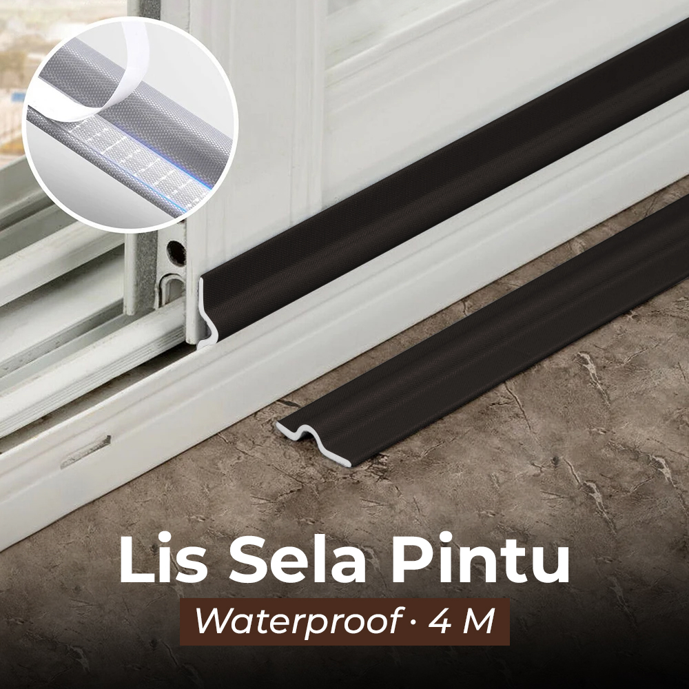 TaffHOME Lis Sela Pintu Jendela Strip Window Sealing Waterproof 4M - E30