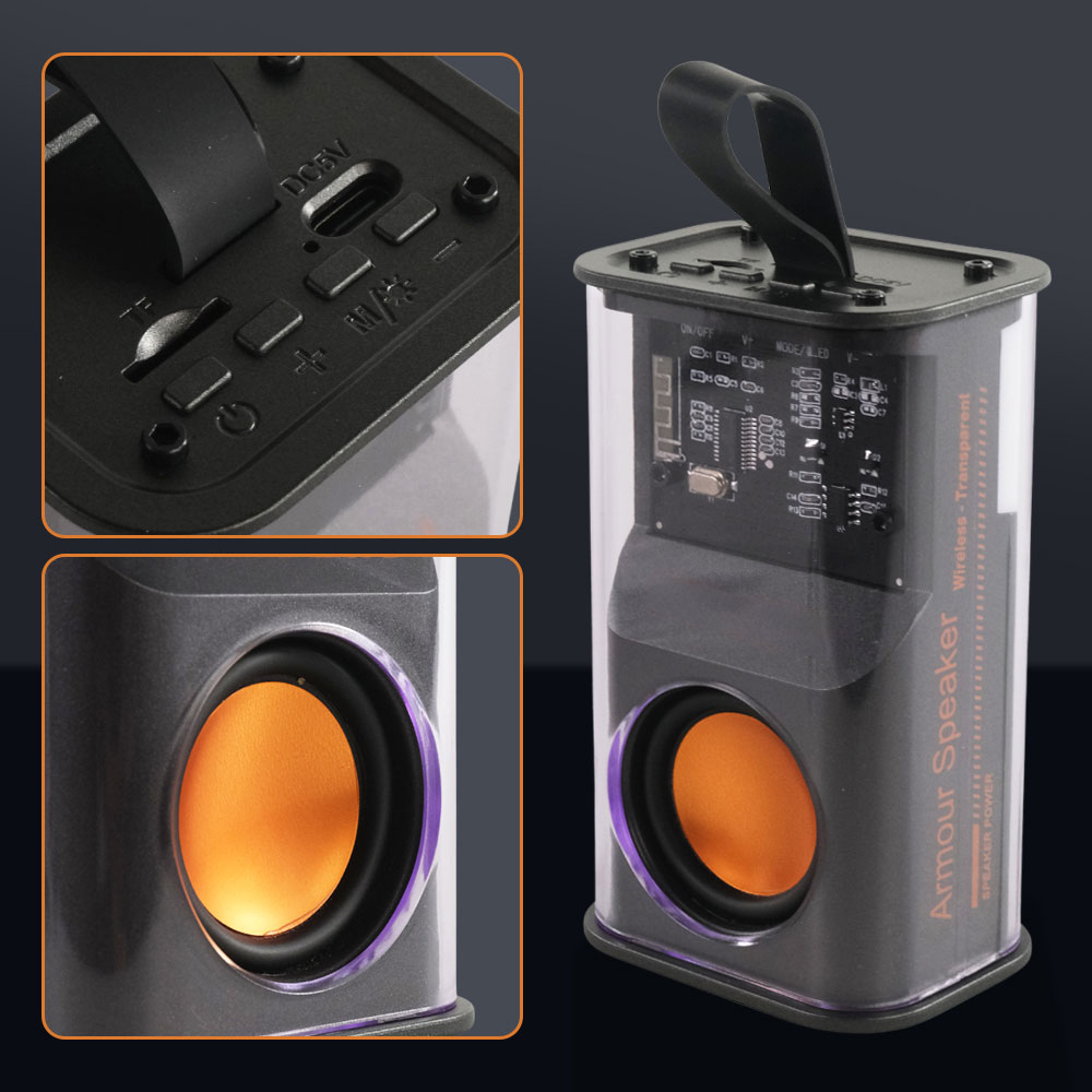 WINJOIN Speaker Portable Bluetooth 5.0 Subwoofer TWS Series 500mAh - K08