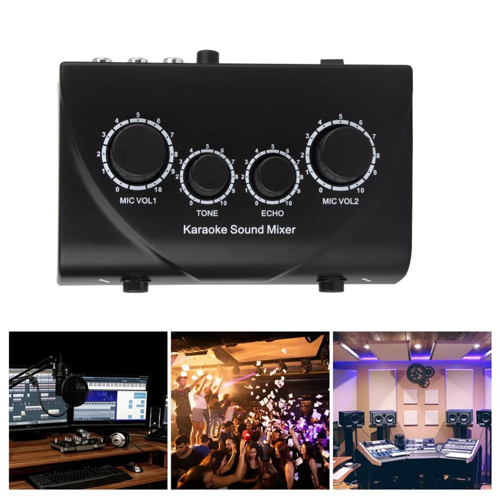 Professional Karaoke Mixer Echo Tone Audio - TD-020