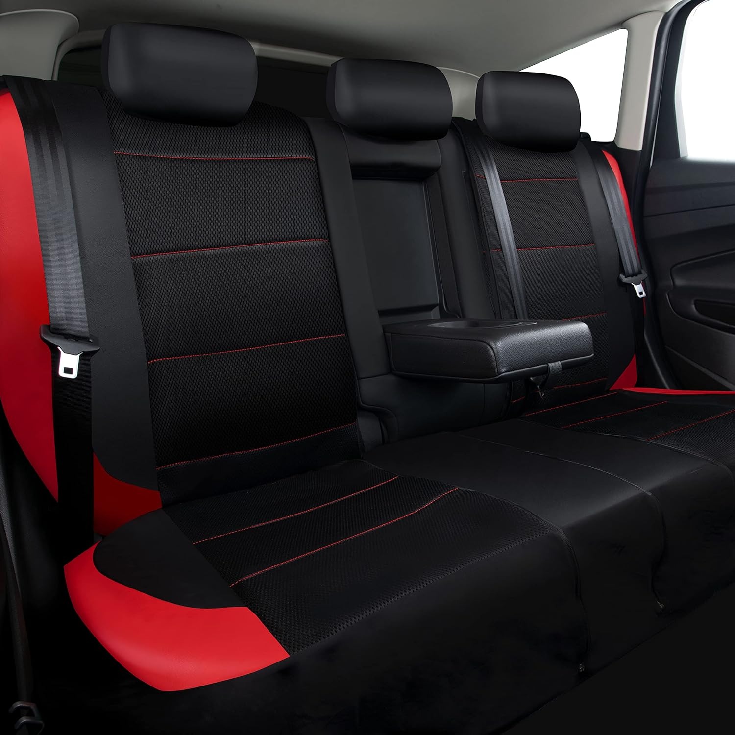 CAR PASS Cover Jok Kursi Mobil Universal Car Seat Cover PU Leather - B6-128