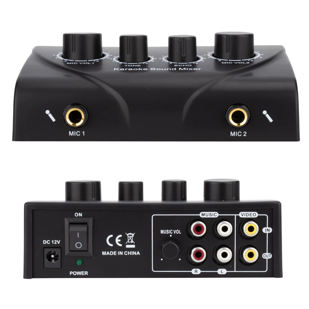 Professional Karaoke Mixer Echo Tone Audio - TD-020