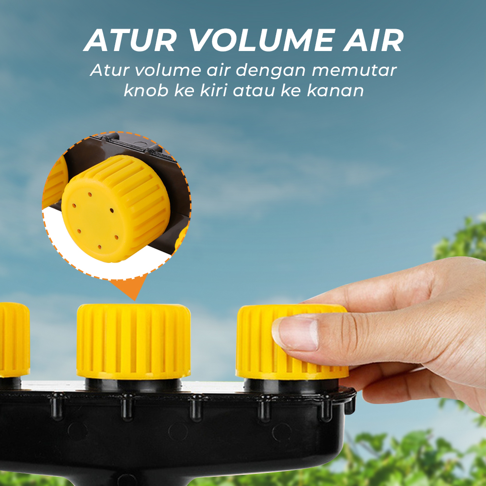 ALLSOME Multi-Head Water Sprinkler Nozzle Kepala Semprotan Air - ALS3456