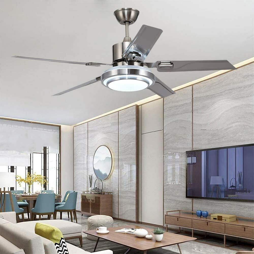 SOVE Kipas Angin Gantung Lampu Tri Color 52 Inch with Remote Control - JY-3