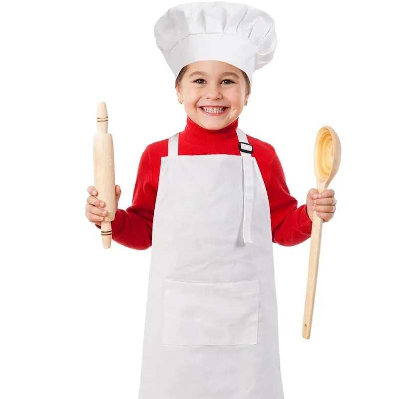 Jual Set Celemek Topi Anak Apron Koki Kostum Chef Anak WMO BC55