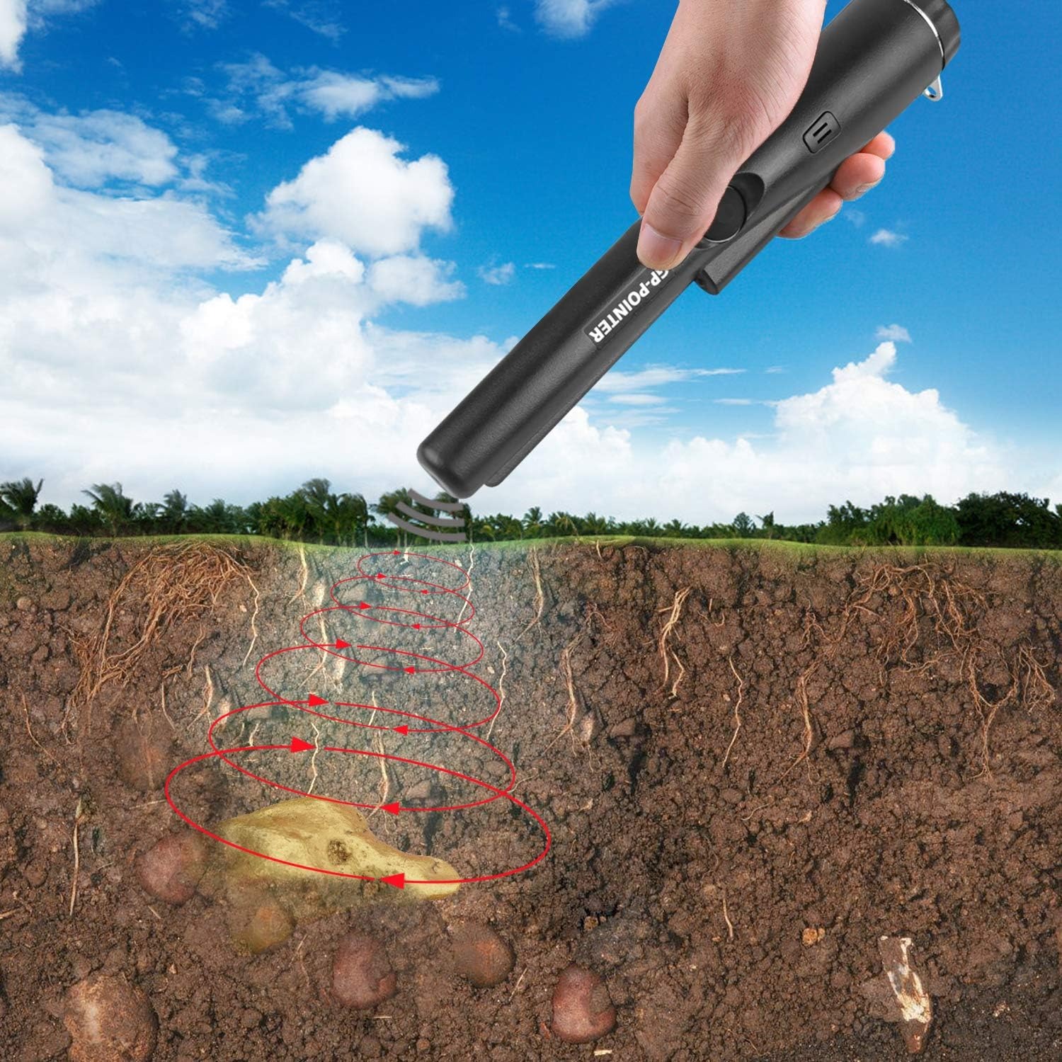 GP-Pointer Detektor Logam Metal Pinpointer Garrett Waterproof - 1166000