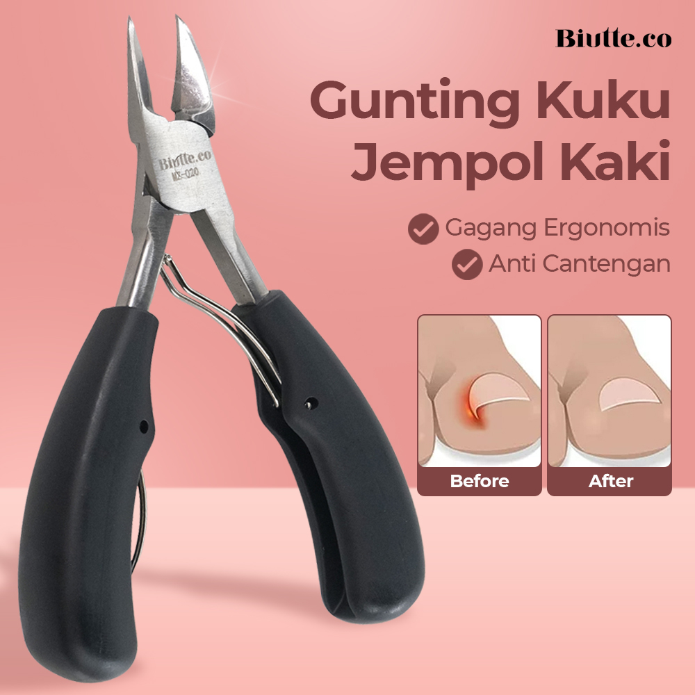 KNIFEZER Gunting Kuku Jempol Kaki Anti Cantengan Nail Clipper - J-795