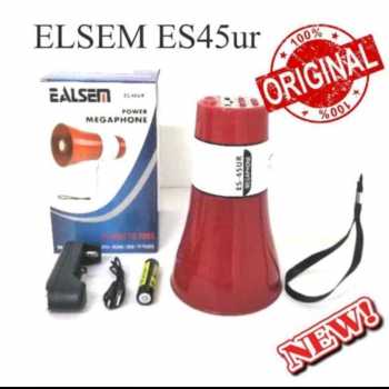 Megaphone Ealsem ES 45 UR With USB + MMC Slot Include Battery Charge