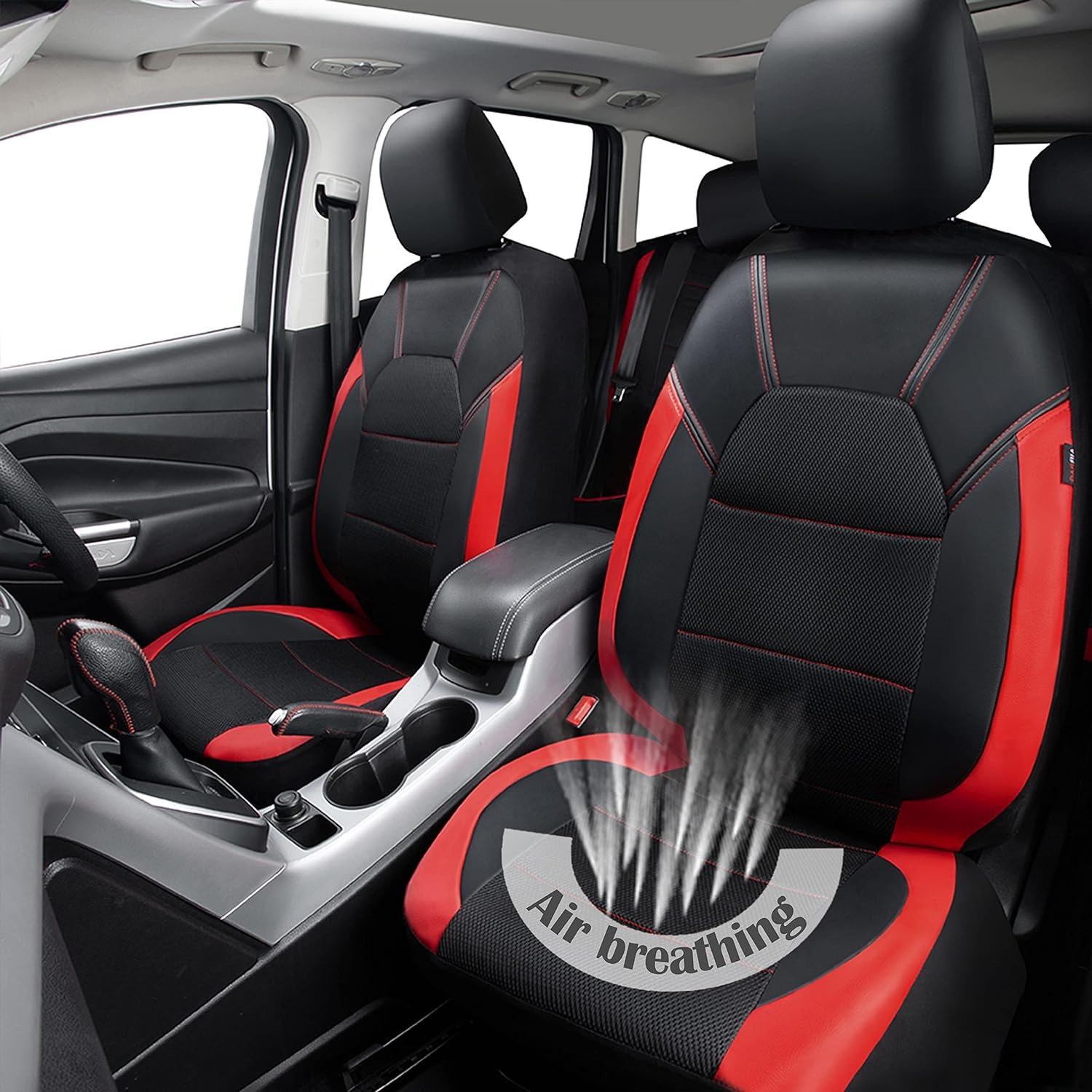 CAR PASS Cover Jok Kursi Mobil Universal Car Seat Cover PU Leather - B6-128