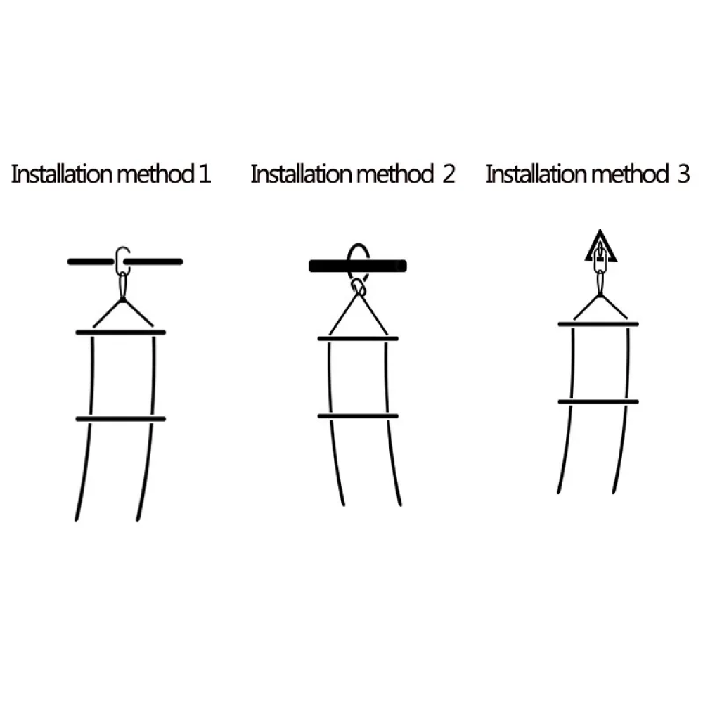 HUMBLE Tangga Darurat Gantung Steel Wire Fire Escape Ladder - HB111