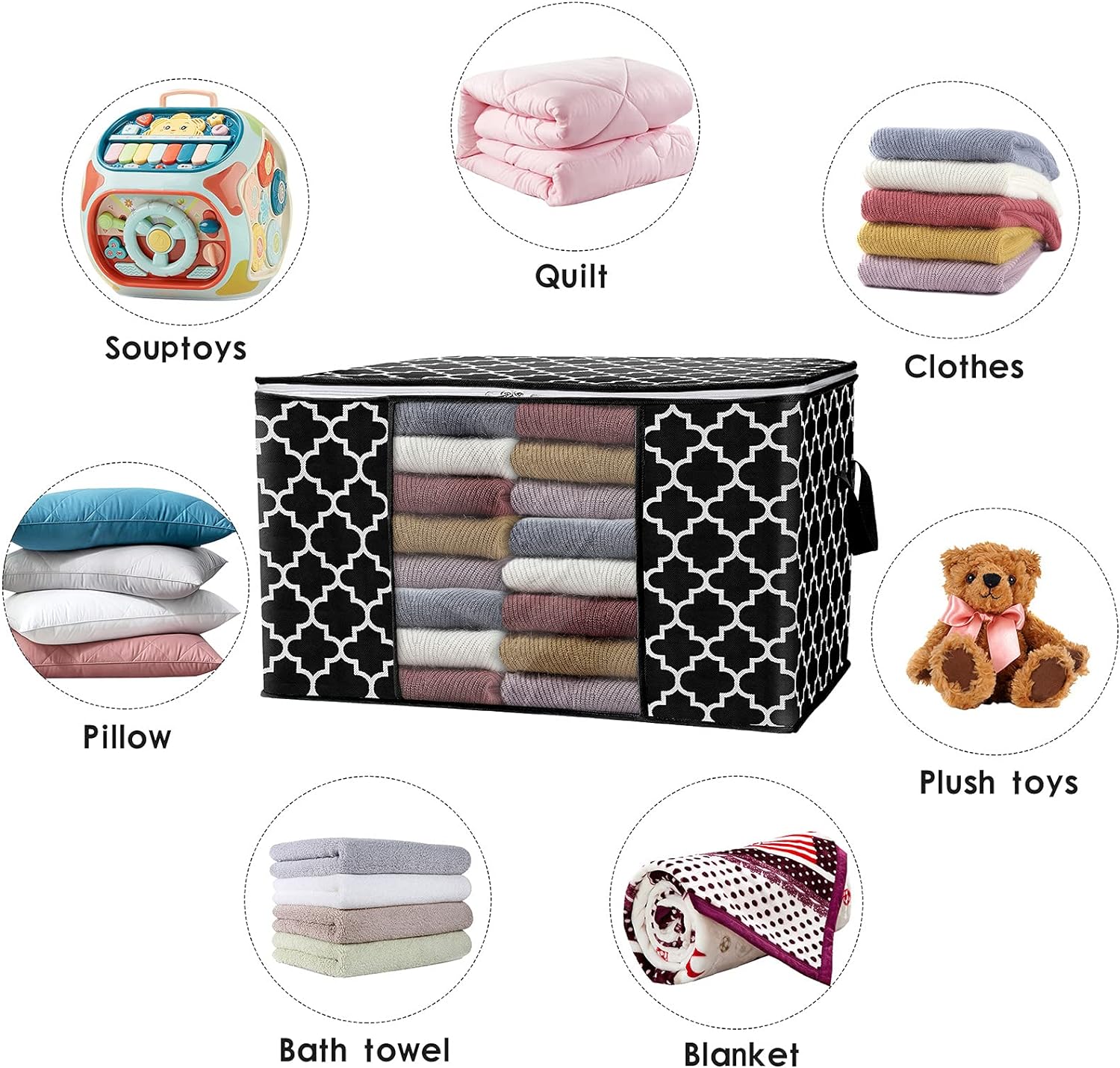 WISELIFE Tas Penyimpanan Baju Selimut Multifungsi Water Resistant - WS-2