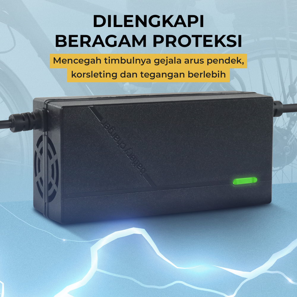 ALASICKA Adaptor Charger Baterai Skuter Sepeda Listrik DC 29.4V 2A - TCDZ0001