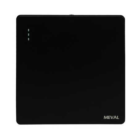 Jual MEVAL - Saklar / Sakelar Lampu Matte Black Ultra Thin