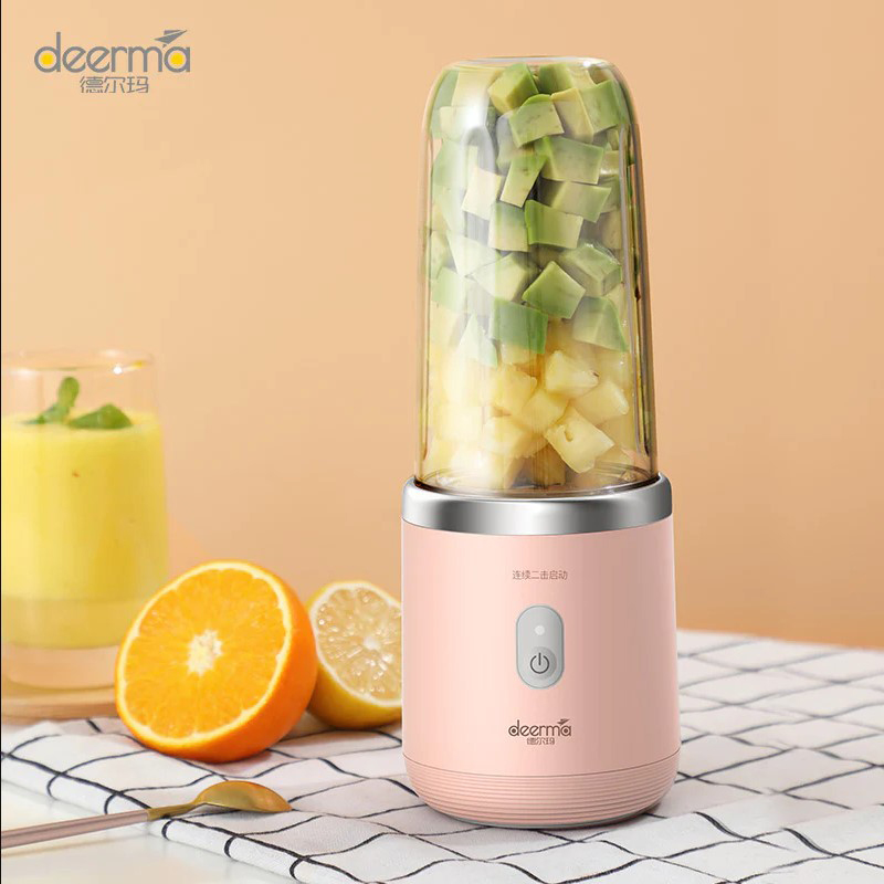 Deerma Blender Portable Buah Juicer Wireless 1500mAh 400ml - DEM-NU05