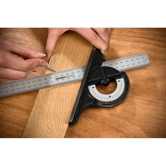 SILVERLINE Penggaris Multifungsi Adjustable Angle Ruler Set 30cm - 991857
