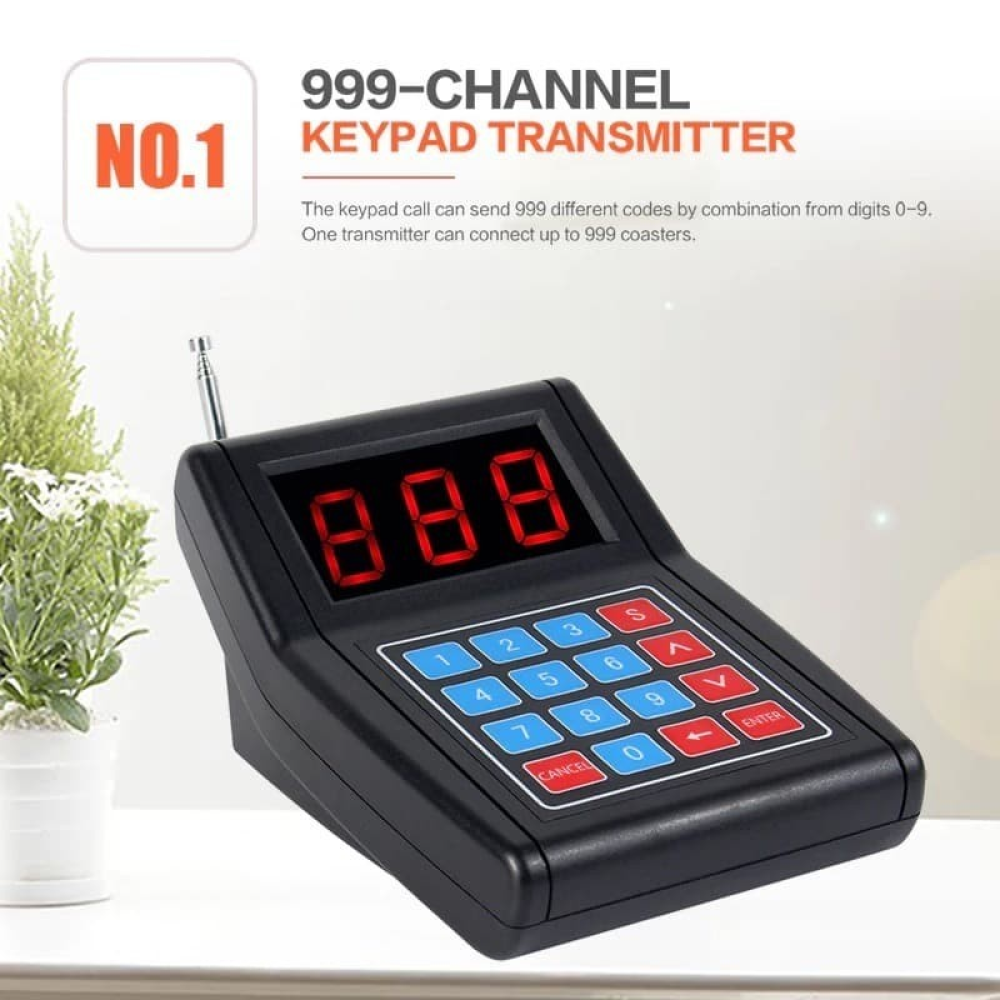 RTKS Wireless Calling System Restaurant Mesin Antrian 11 Pager - SU-668