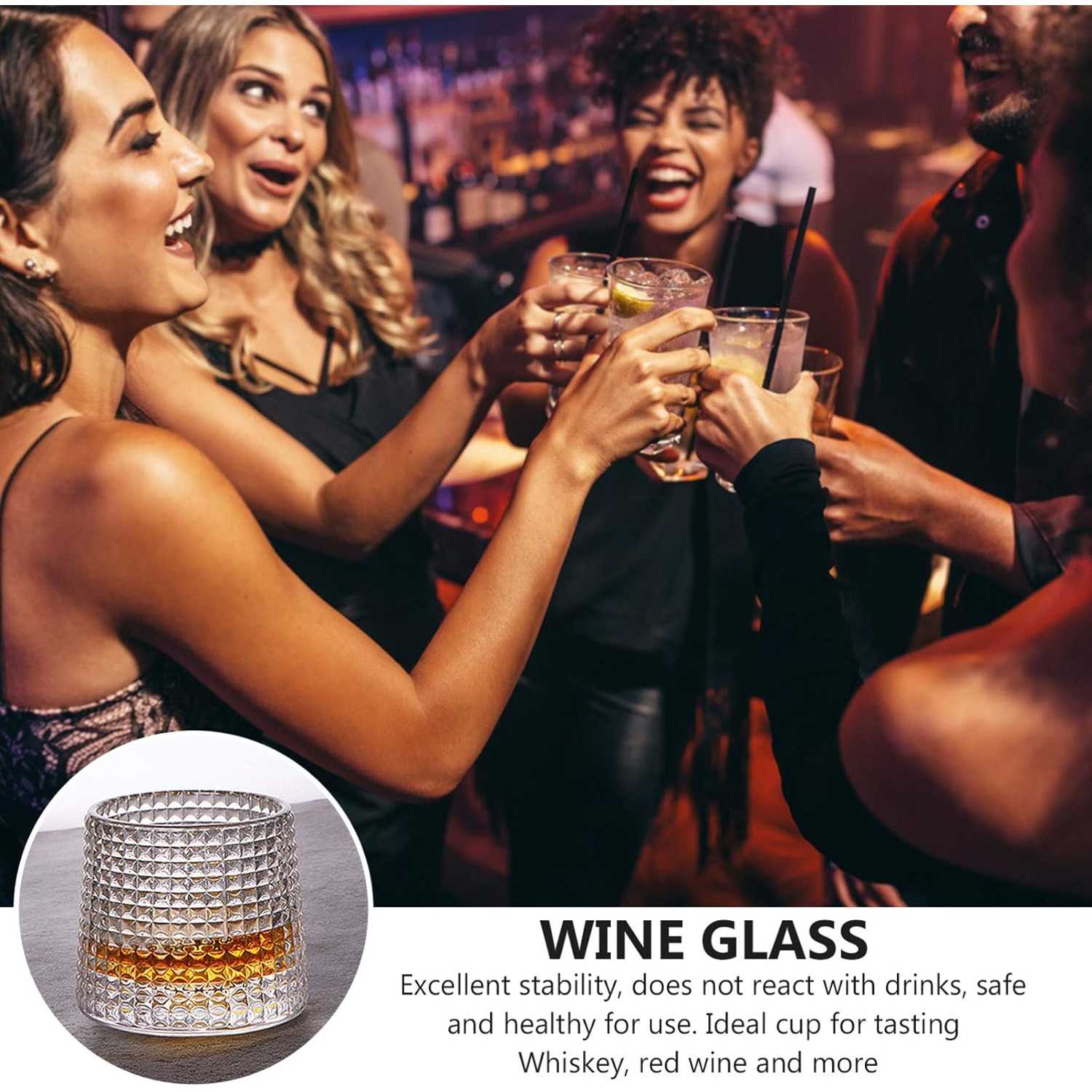 Jual TIENDA Gelas Whisky Cocktail Crystal Old Fashioned Rock