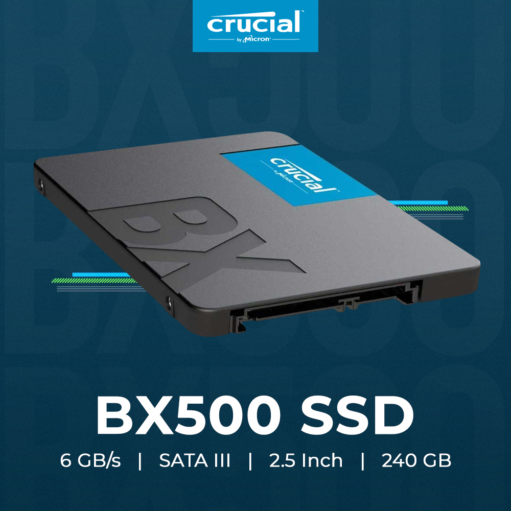 Crucial SSD 6GB/s SATA III 2.5 Inch - BX500