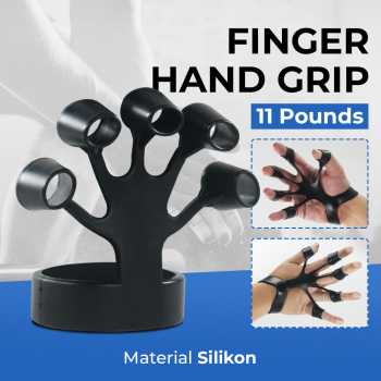 LINGPENG Silicone Finger Hand Grip Olahraga Power Strength 11 Pounds - LG562