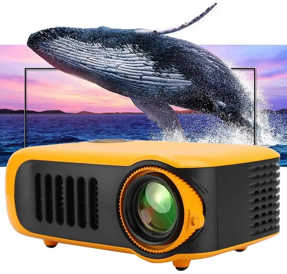 TRANSJEE Proyektor Mini Portable LED Full HD 1000 Lumens 20W 1080p - A2000