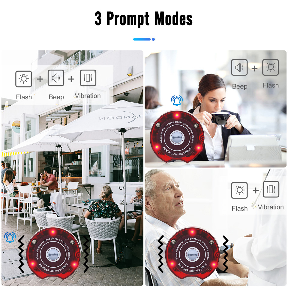RTKS Wireless Calling System Receiver Pager Mesin Antrian - SU-668