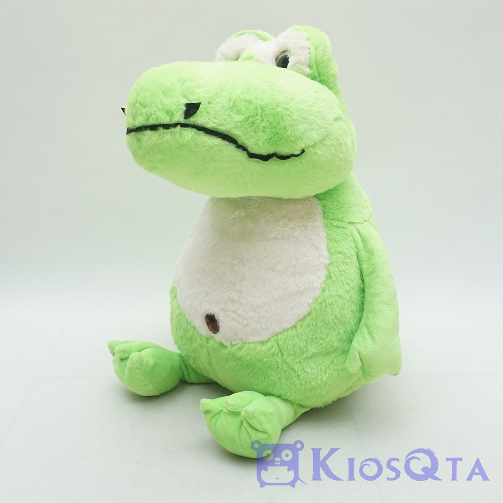 boneka buaya gendut duduk cute crocodile hijau XL