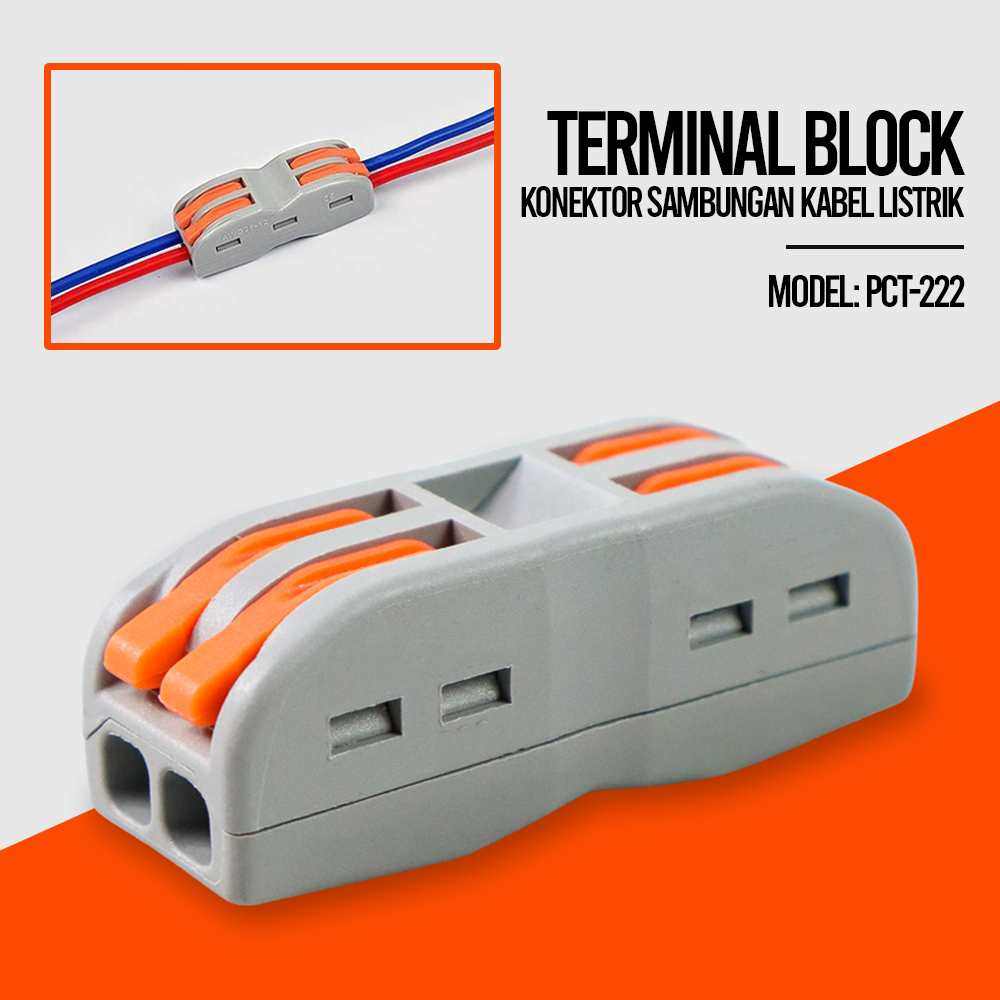 Guillermo Terminal Block Konektor Sambungan Kabel Listrik 1 PCS - GTB6