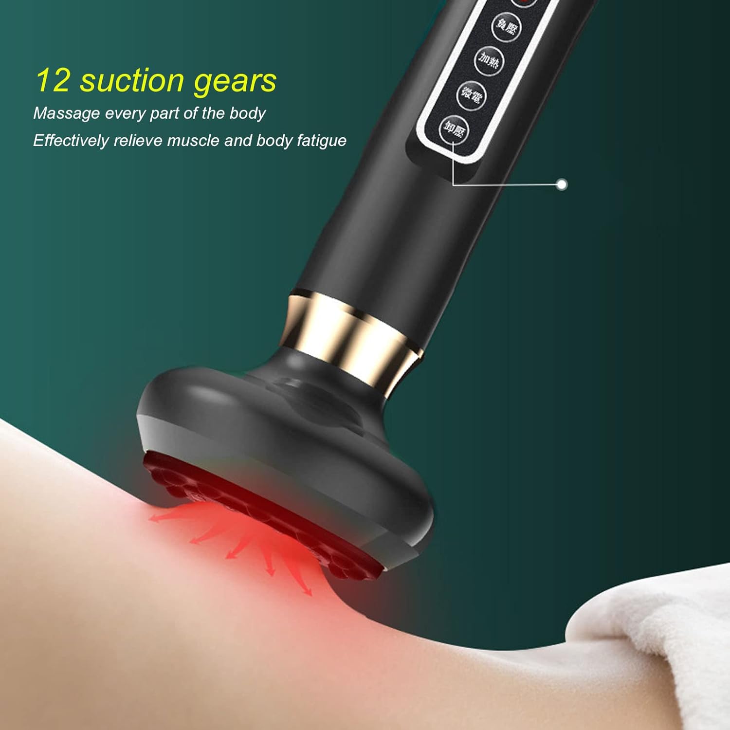 PASTSKY Alat Pijat Bekam Electric Cupping Massager Guasha 12 Gears - DS-A12