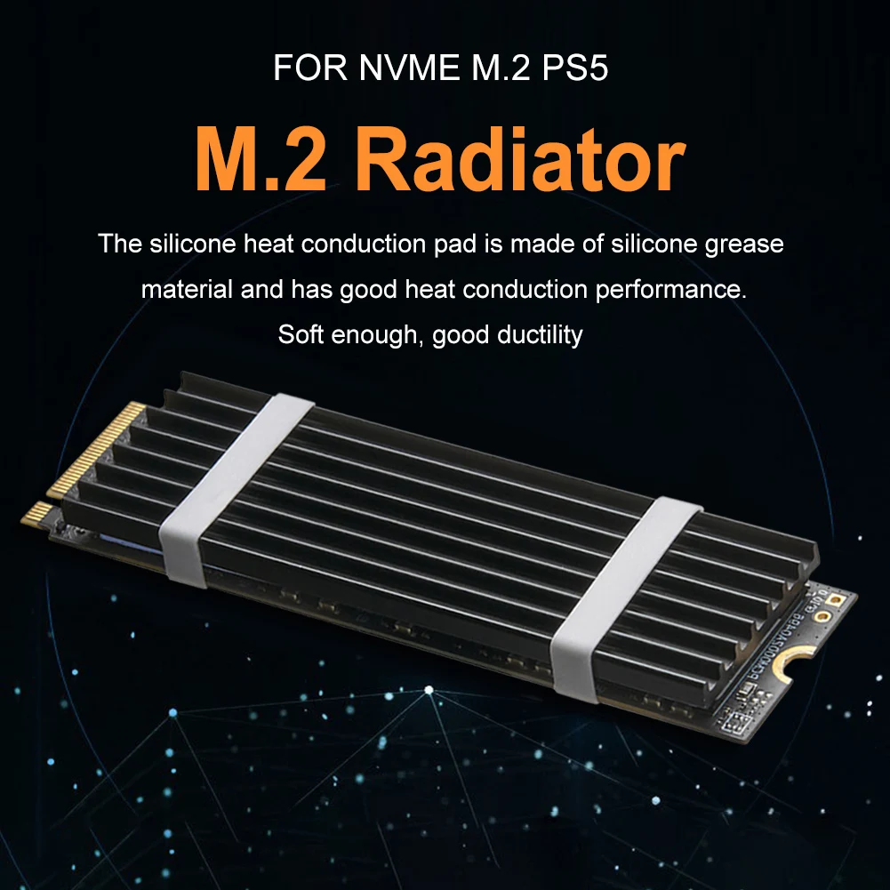 BIGBIG Heatsink SSD NVMe M.2 Aluminium Cooler High Performance - XN80