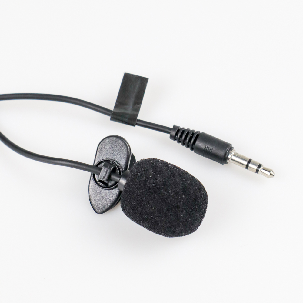 TaffSTUDIO 3.5mm Microphone Clip for Smartphone Laptop Tablet 150cm - SR-503