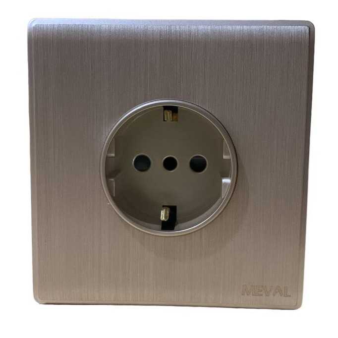 Jual Meval - Stop Kontak Goldline - SO2-GP2 | Jakmall.com