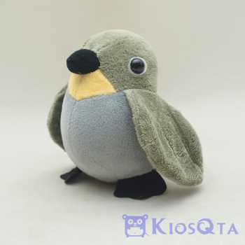 boneka burung kenari kecil little bird lucu hijau tua abu abu small