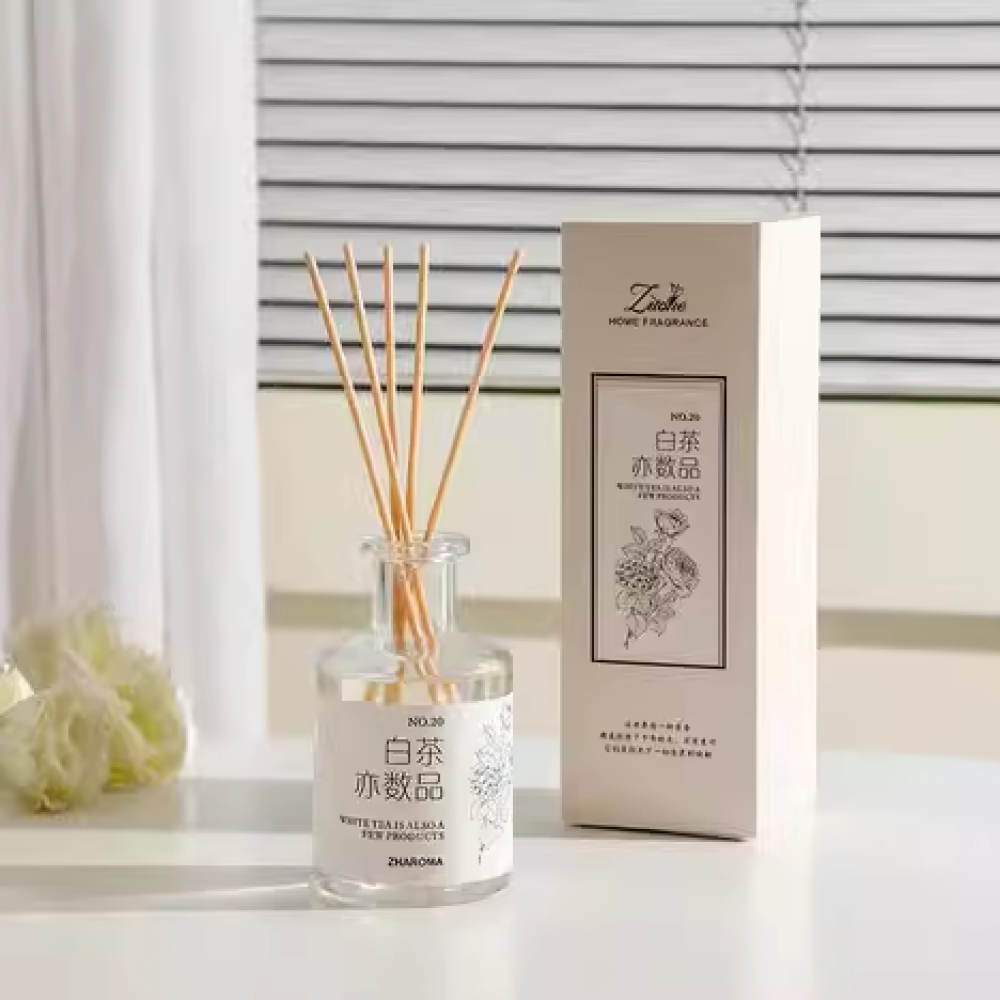 ZHAROMA Pengharum Ruangan Aromaterapi Reed Diffuser Rattan Stick 200ml - ZR100