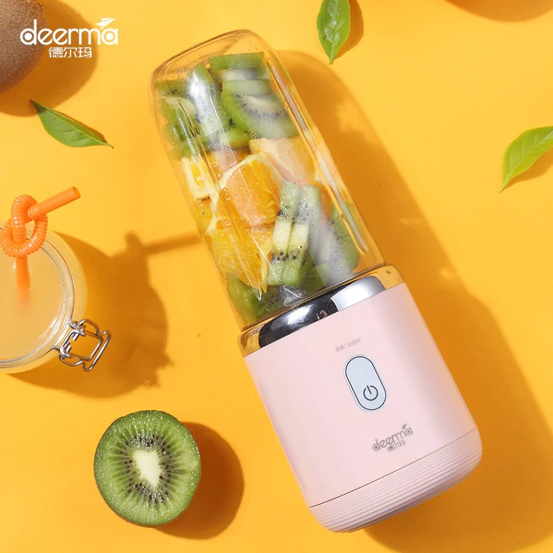 Deerma Blender Portable Buah Juicer Wireless 1500mAh 400ml - DEM-NU05