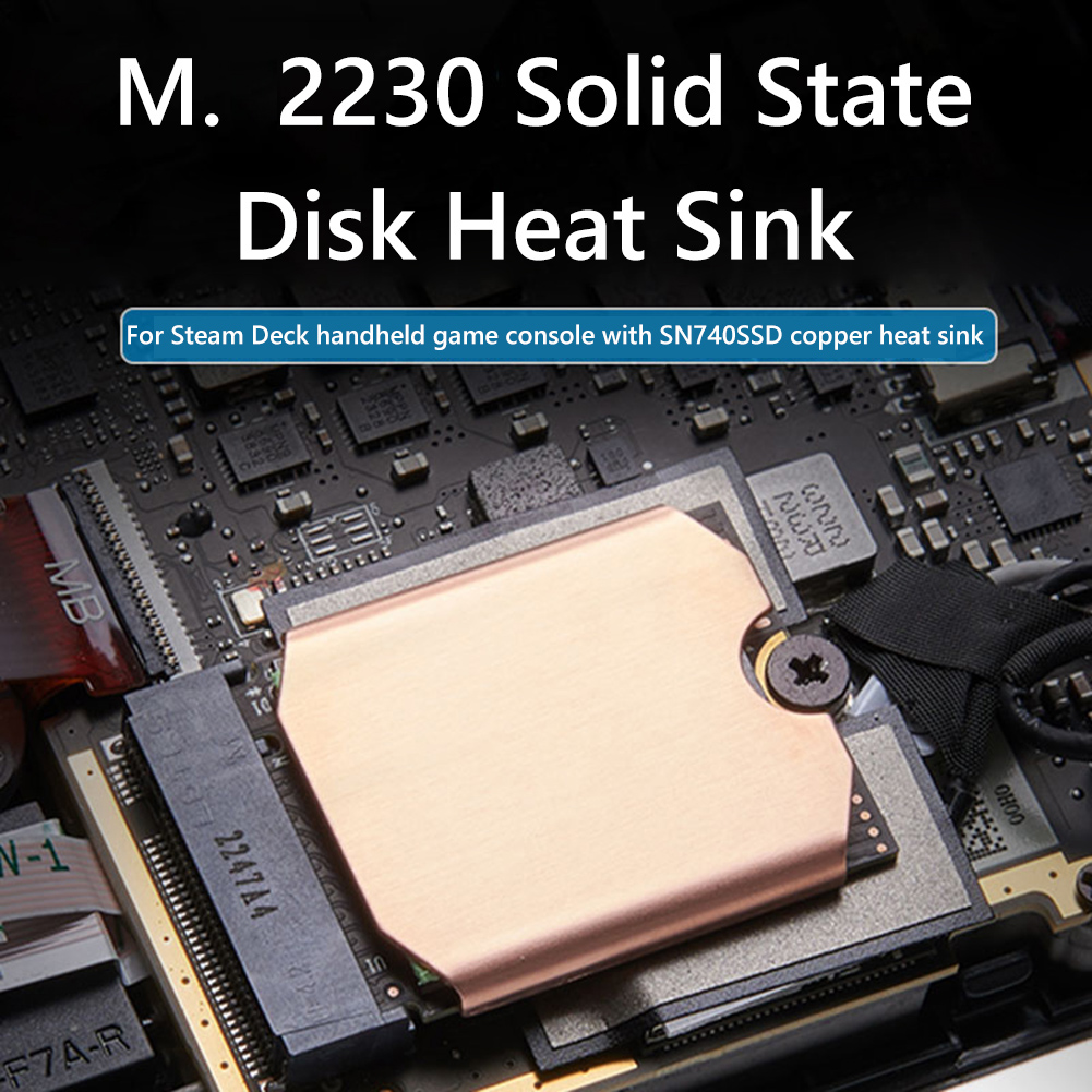 RGEEK Heatsink SSD M.2 2230 NVMe Console Game Copper Cooler - TN30