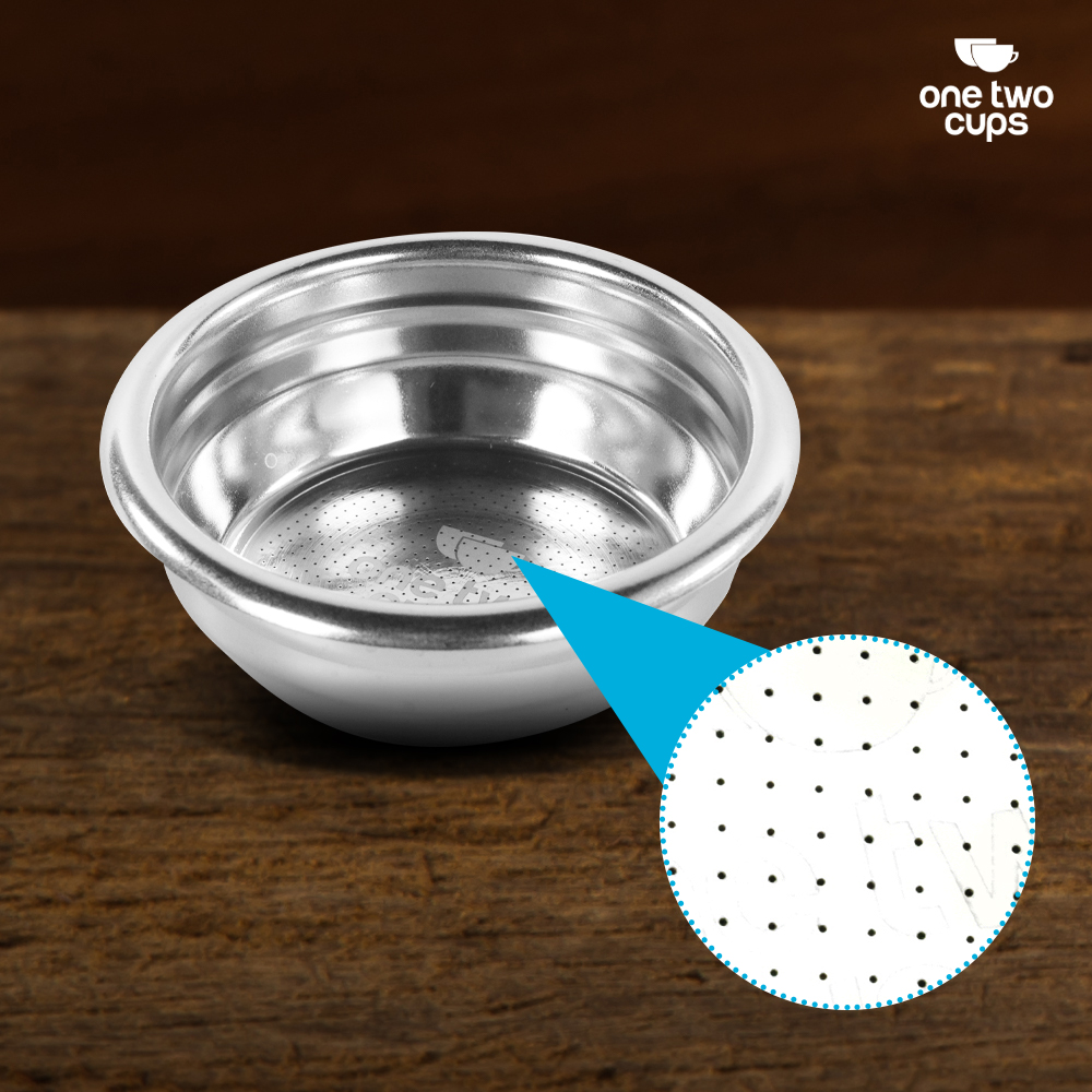 One Two Cups Filter Basket Portafilter Non-Pressurize Single Wall 58mm - Y58