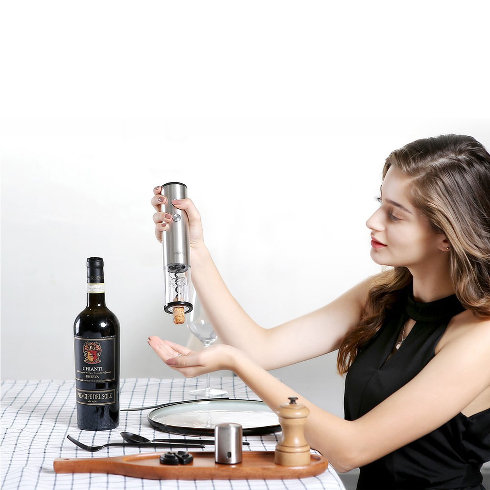 Circle Joy Wine Bottle Opener Pembuka Botol Elektrik - CJ-EKPQ01