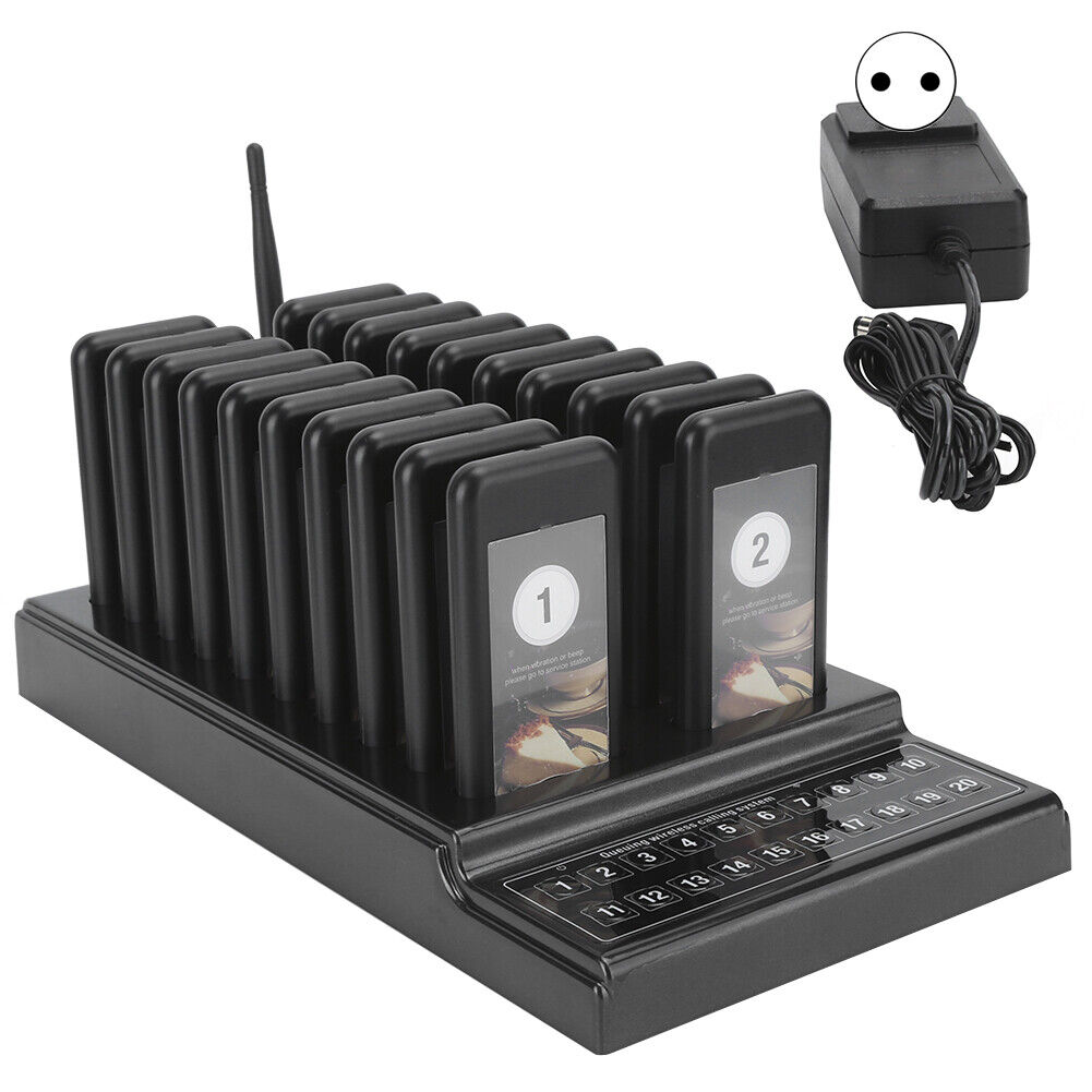 RTKS Wireless Calling System Restaurant Mesin Antrian 20 Pager - SU-68G