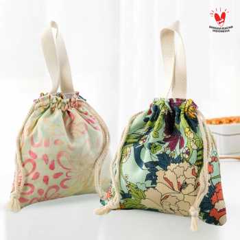 Sewish & Rich Pouch Serut Mini Multifungsi Drawstring Bag with Handle - SR20