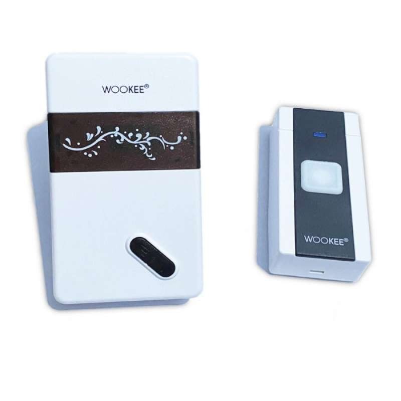 WOOKEE Bel Pintu Wireless Door Bell Waterproof EU Plug 36 Tunes - J-8527K(AC)