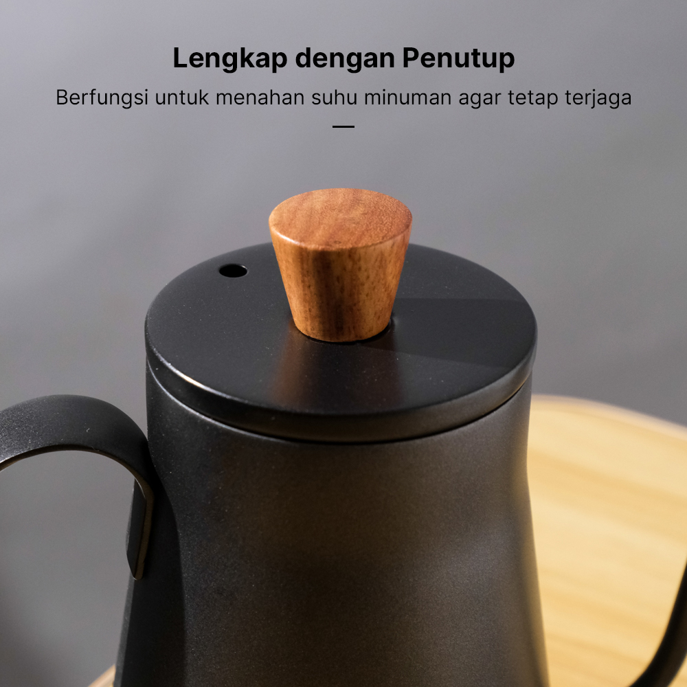 Cinsoya Teko Kopi Leher Angsa Gooseneck Pour Over Drip Kettle 400ml - C0053