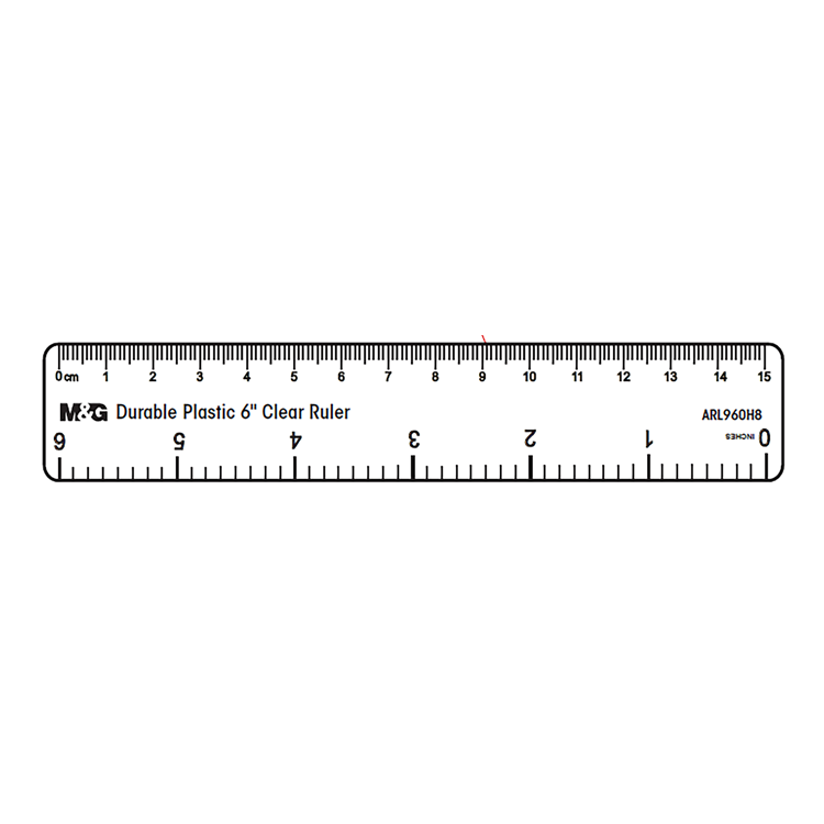 Ps Ruler Jual Penggaris Plastik Transparan M&G Plastic PS Ruler 15cm