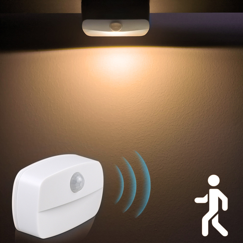 Tenky Lampu Tempel Lemari Mini Sensor PIR Cabinet Light Warm White LED - ZN01