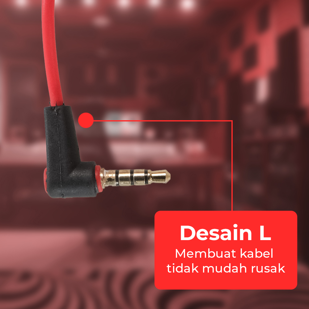 Rovtop Kabel AUX 3.5mm HiFi Jack Gold Plated 120cm - S-IP4G