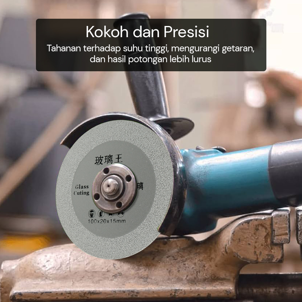 DINGING Mata Gerinda Cakram Diamond Saw Blade Grinding Wheel 100mm - D-10