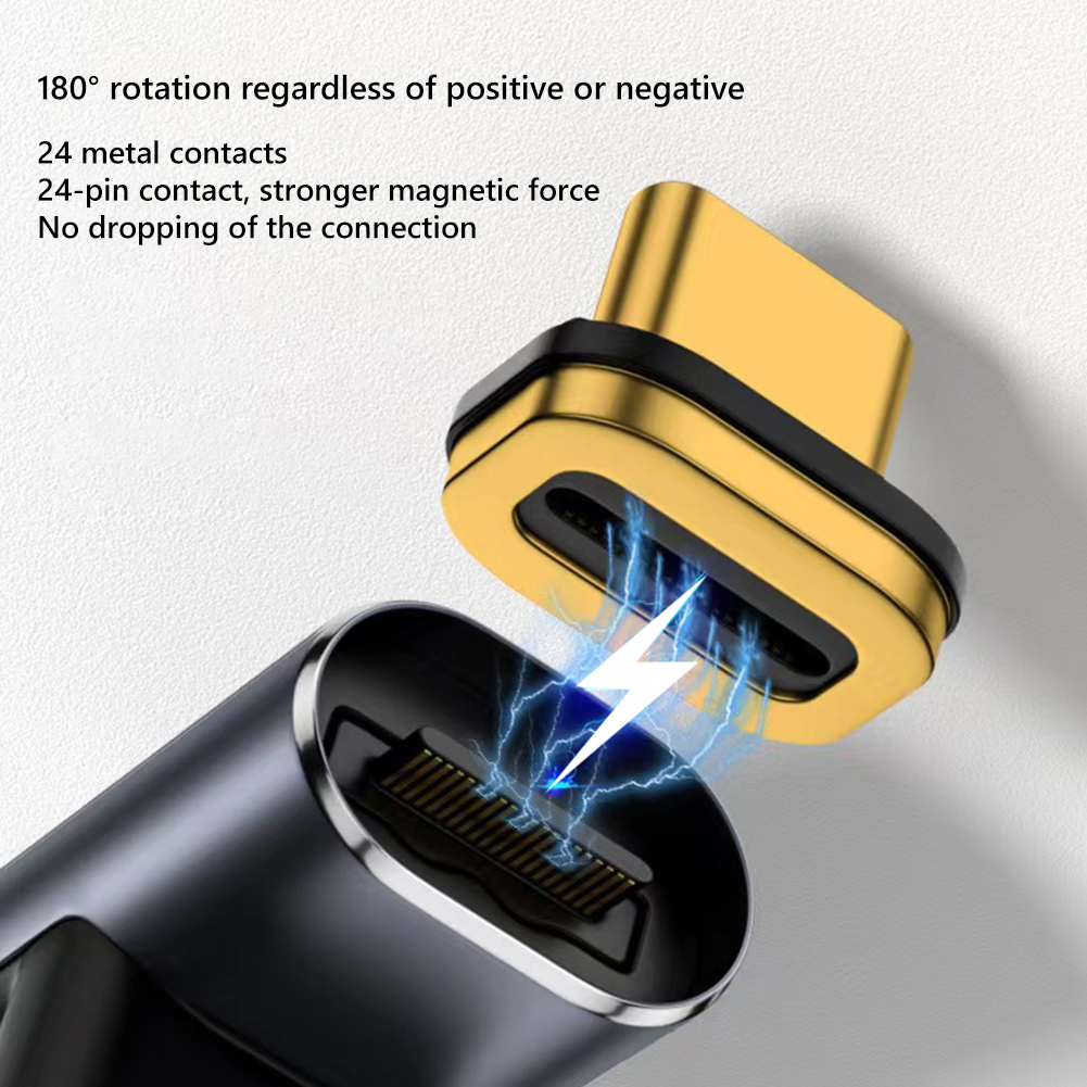 Chenyang Head Magnetic Connector USB Type C 4.0 Plug 40Gbps 140W - CH-42