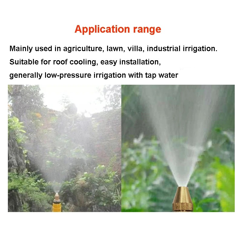 Drip Irigasi Taman Water Mist Sprinkler Nozzle Brass 1/2 Inch 1 PCS - JM008