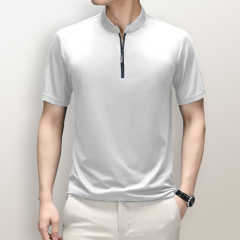 Kaos Lengan pendek Pria variasi seleting - Jfashion Petra SS