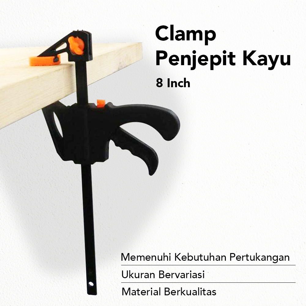 Speed Squeeze Ratcheting Clamp Klip Penjepit Kayu - T2106